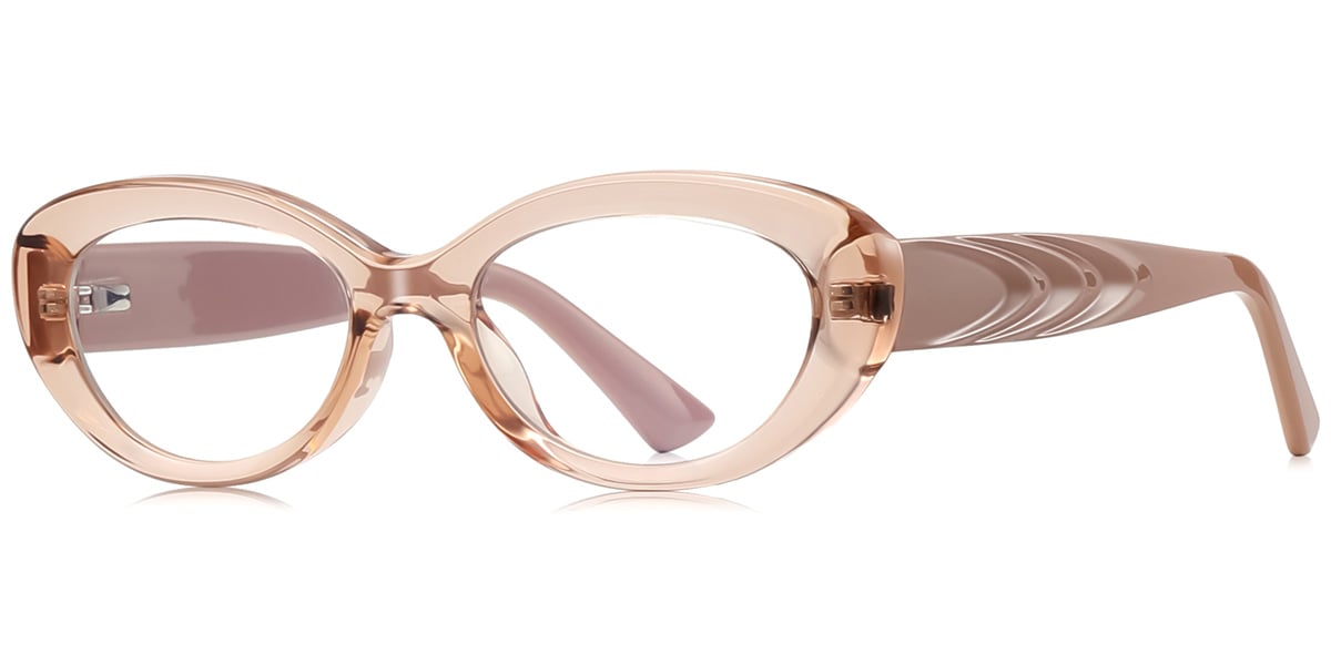 Oval Frame translucent-brown