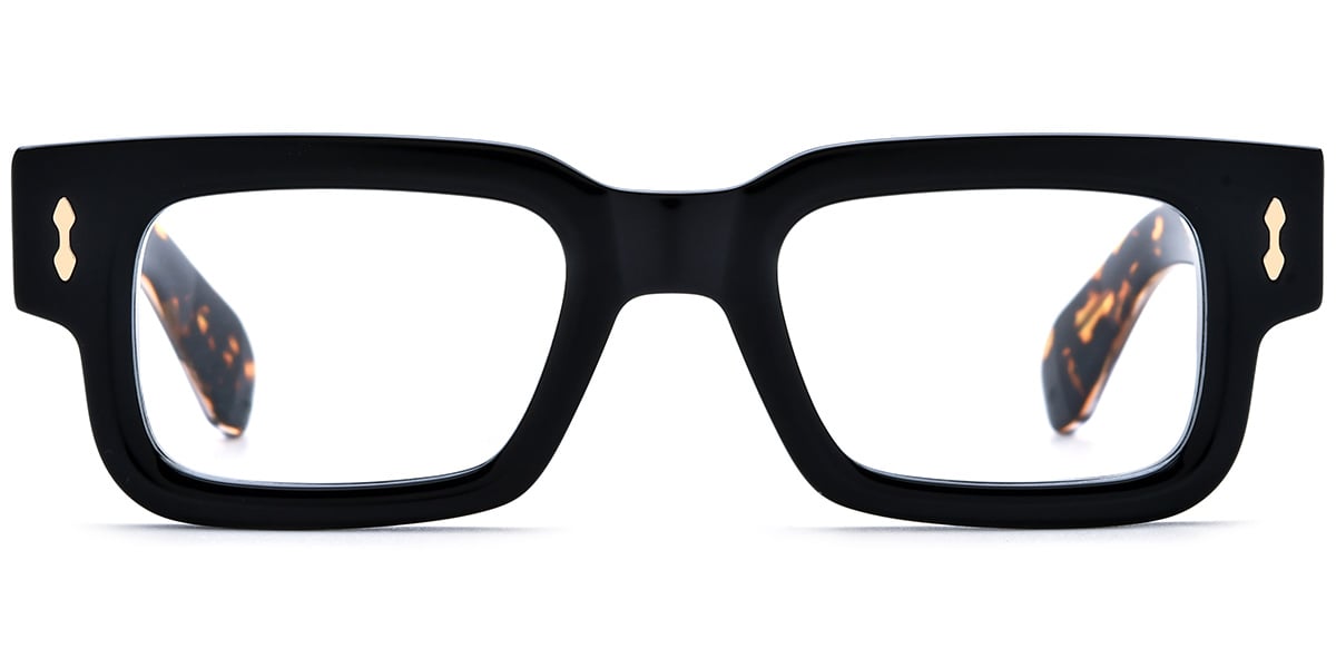 Acetate Rectangle Frame bright_black