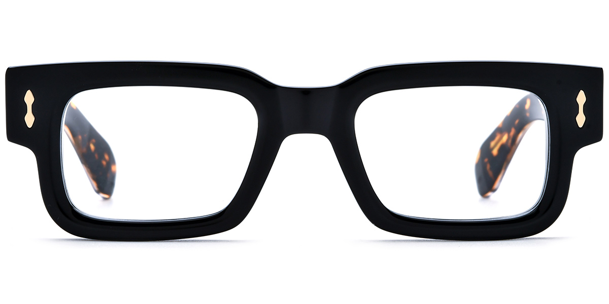 Acetate Rectangle Frame bright_black