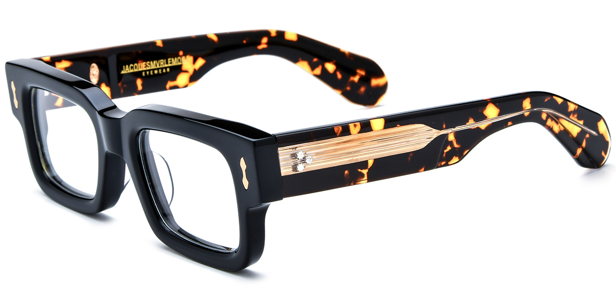 Acetate Rectangle Frame bright_black