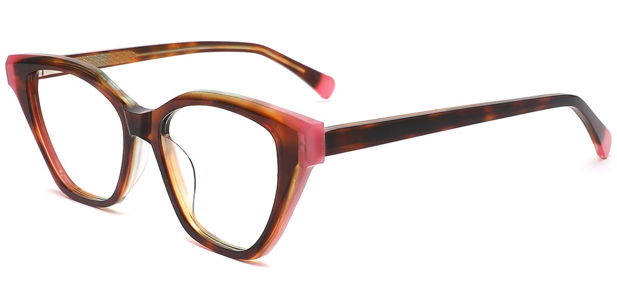 Acetate Cat Eye Frame F8435