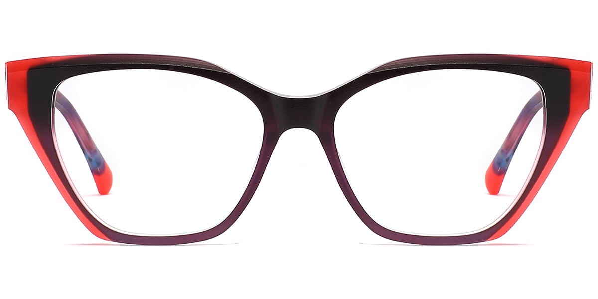 Acetate Cat Eye Frame F8435