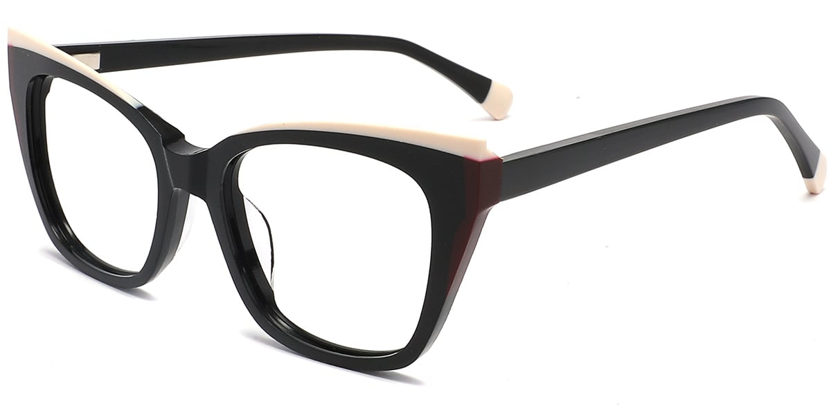Acetate Cat Eye Frame F8437