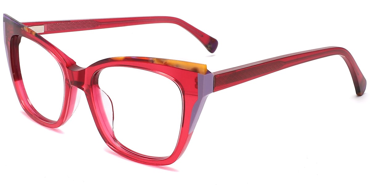 Acetate Cat Eye Frame F8437