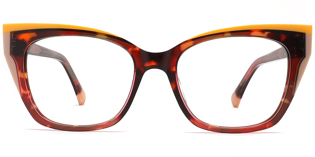 Acetate Cat Eye Frame F8437