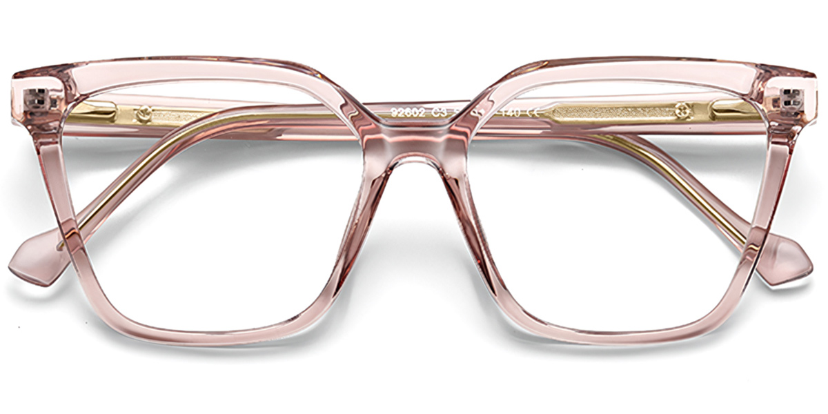 Square Frame translucent-pink
