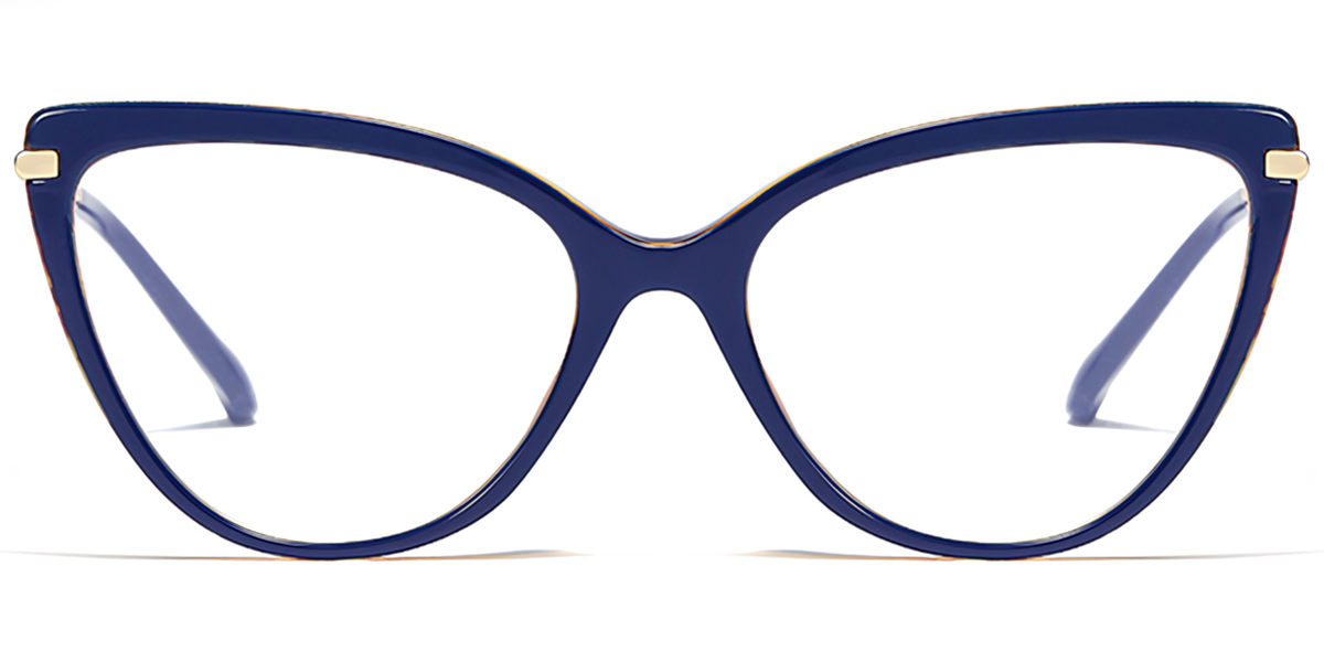 Cat Eye Frame blue