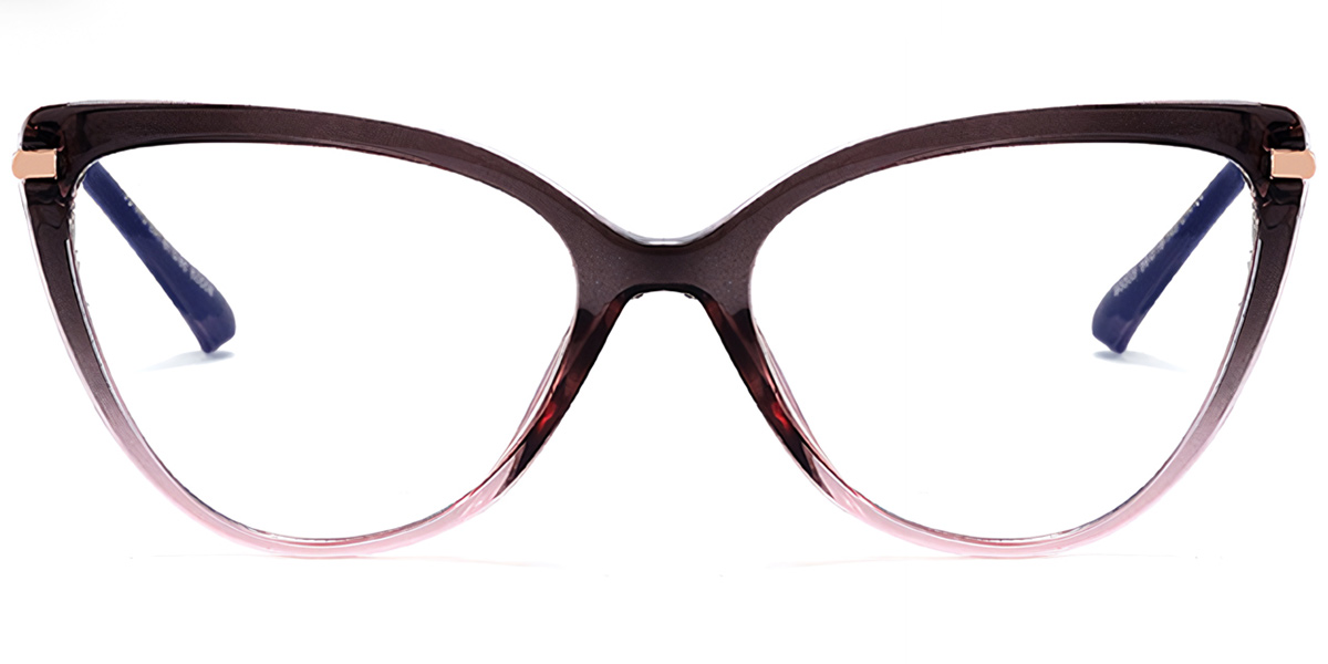 Cat Eye Frame gradient_grey