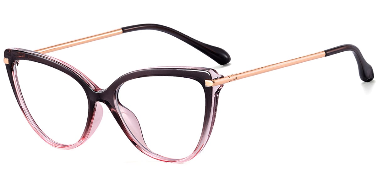Cat Eye Frame gradient_grey