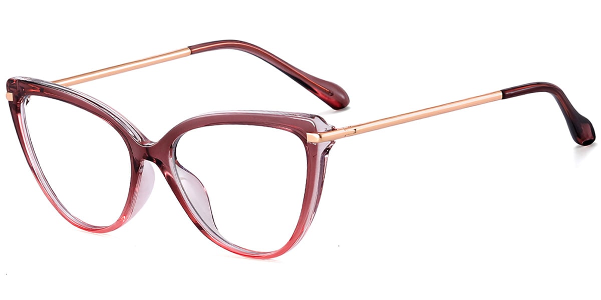 Cat Eye Frame gradient_pink