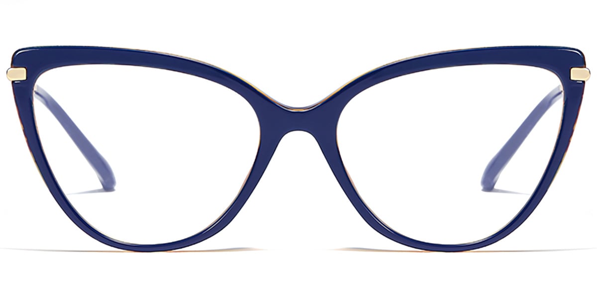 Cat Eye Frame blue