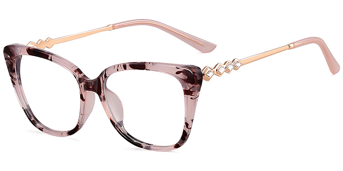 Square Frame pattern-pink