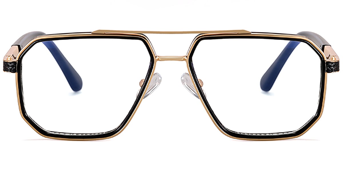 Aviator Frame black-gold
