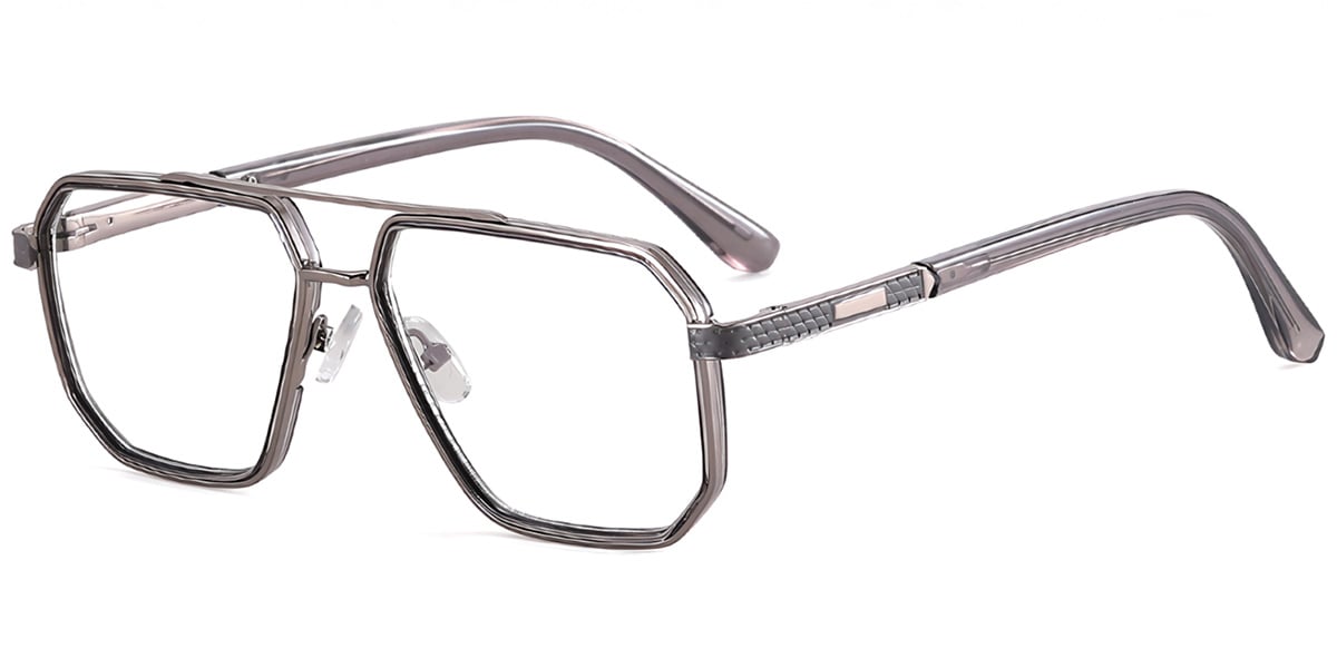 Aviator Frame translucent-grey