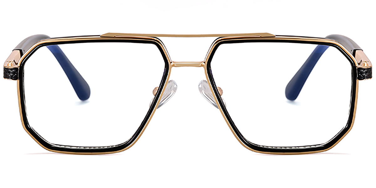 Aviator Frame black-gold