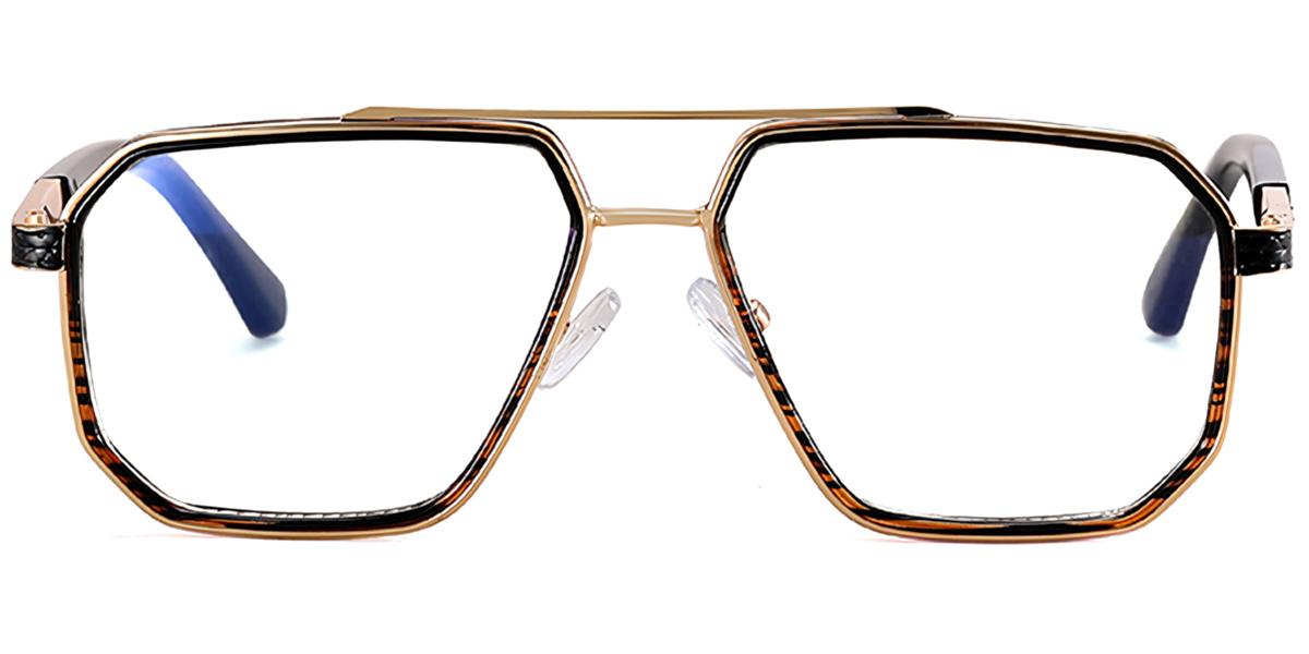 Aviator Frame pattern-black
