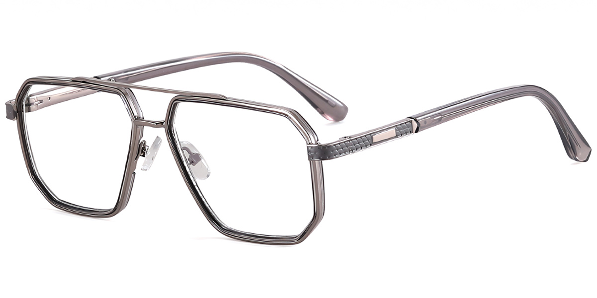 Aviator Frame translucent-grey