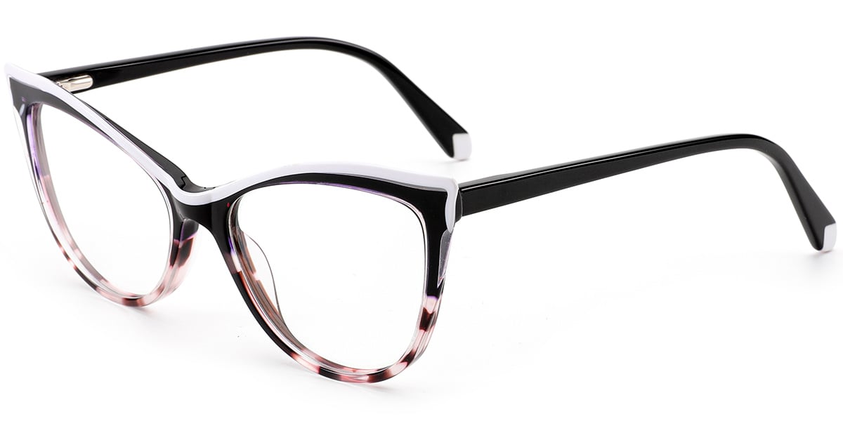 Acetate Cat Eye Frame F8511