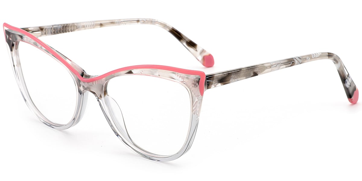 Acetate Cat Eye Frame F8511