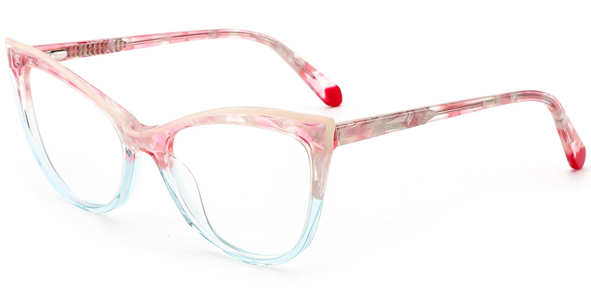 Acetate Cat Eye Frame F8511