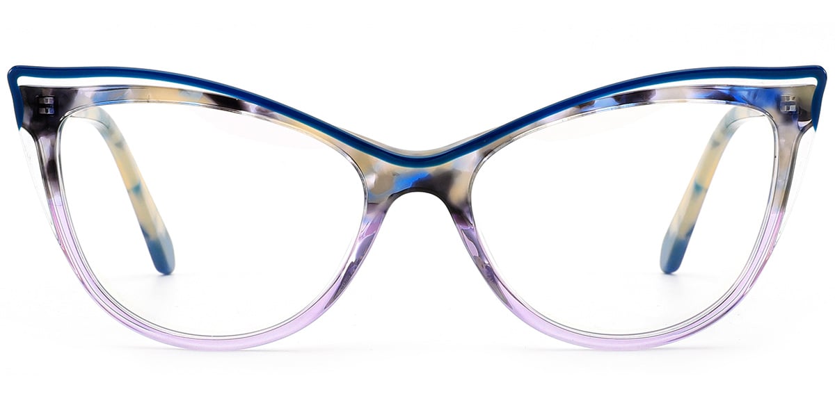 Acetate Cat Eye Frame F8511