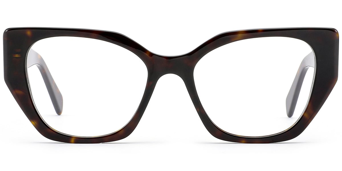 Acetate Square Frame tortoiseshell