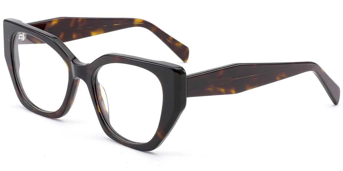 Acetate Square Frame tortoiseshell