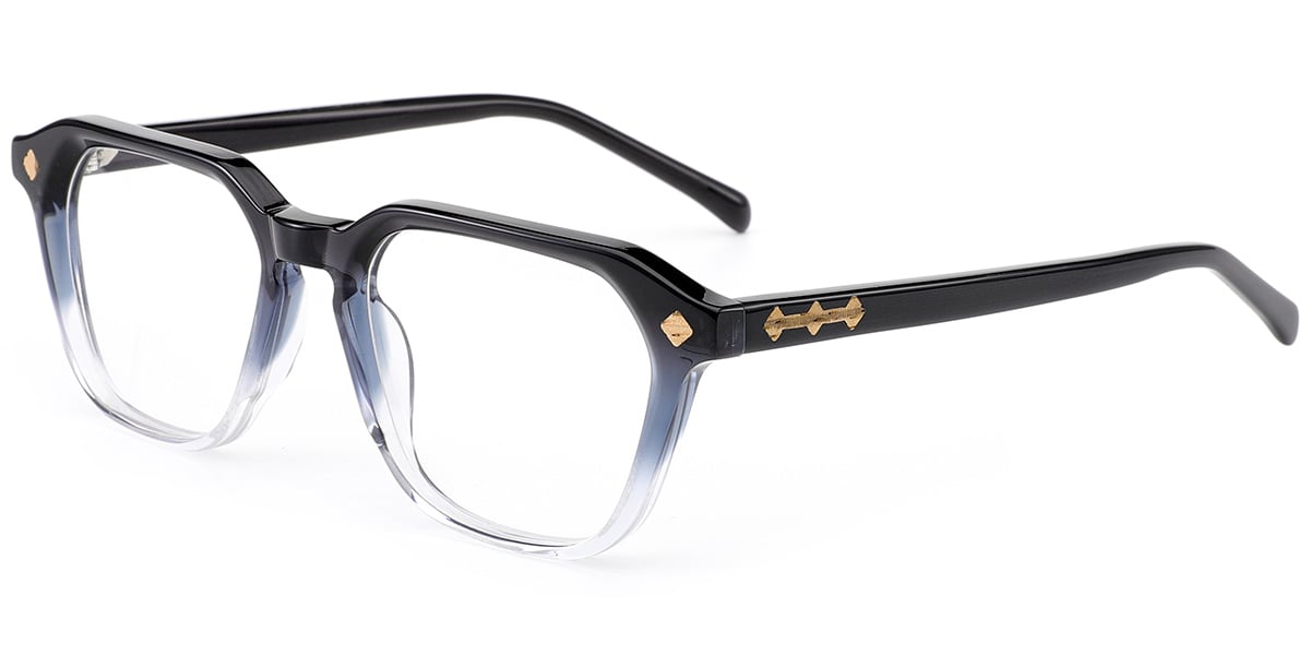 Acetate Square Frame gradient_black