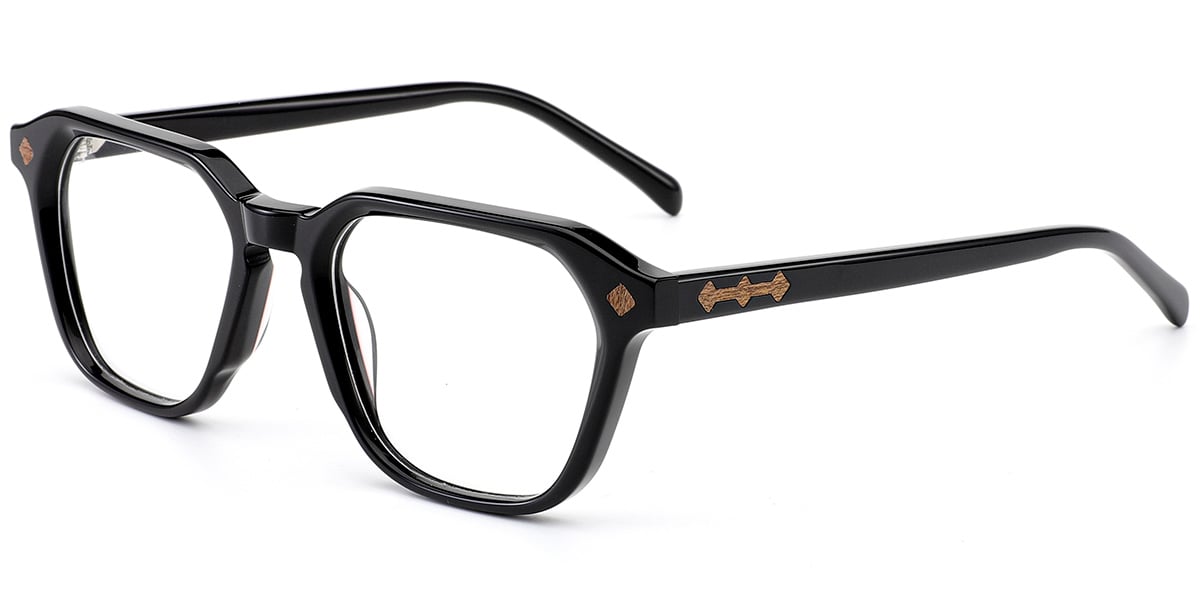 Acetate Square Frame black