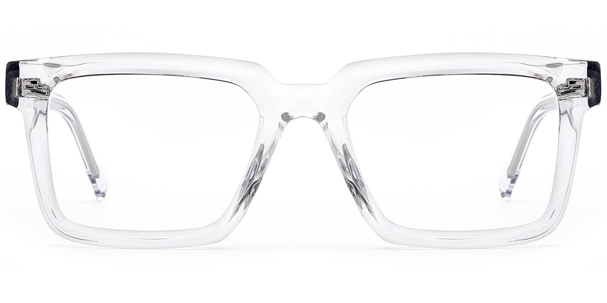 Acetate Square Frame translucent