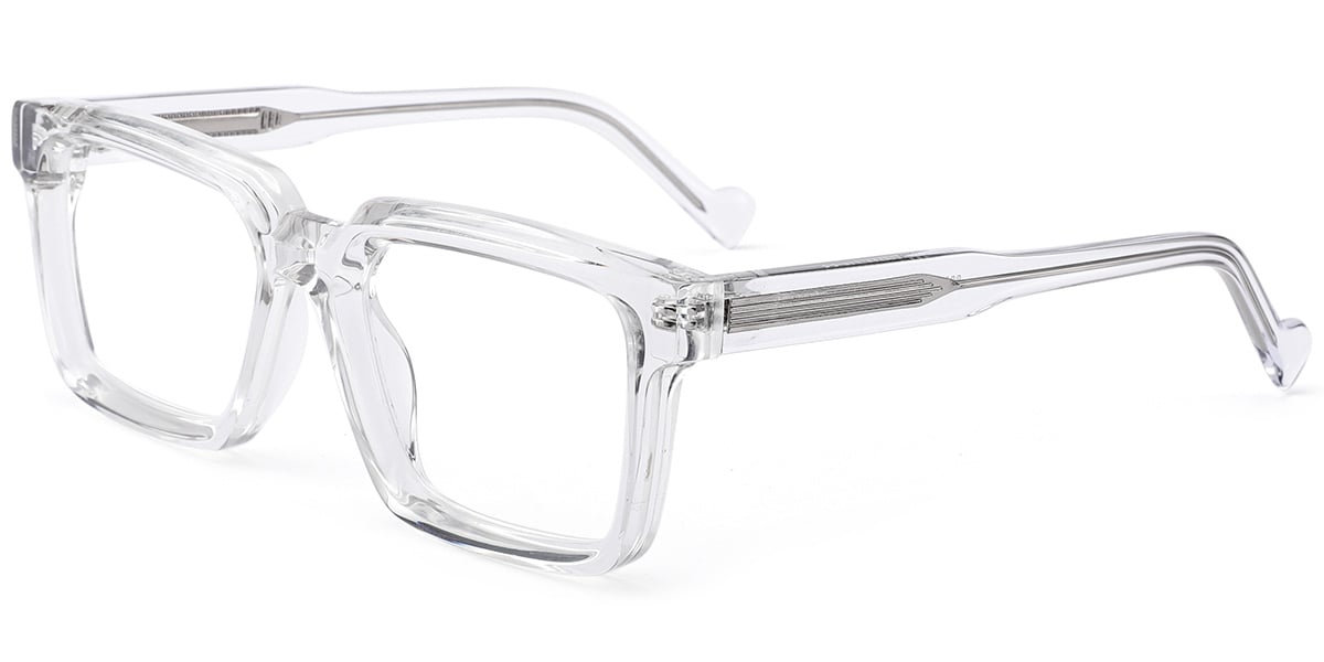 Acetate Square Frame translucent