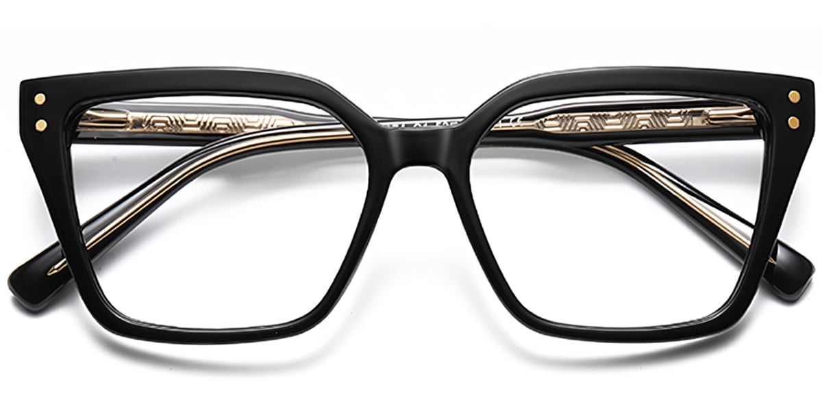 Acetate Square Frame black