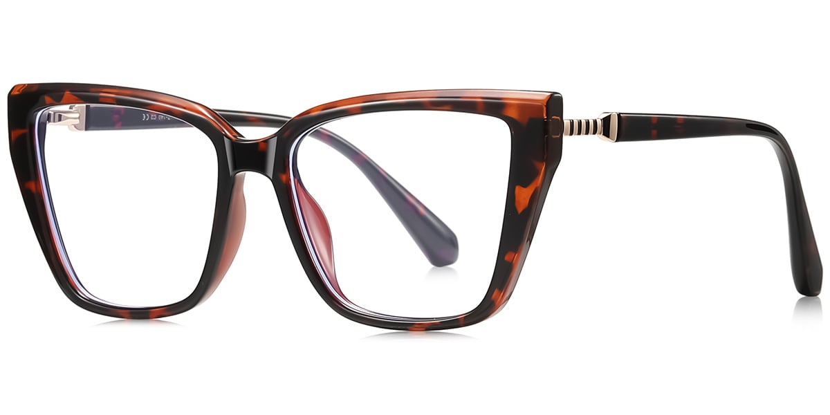 Square Frame pattern-red