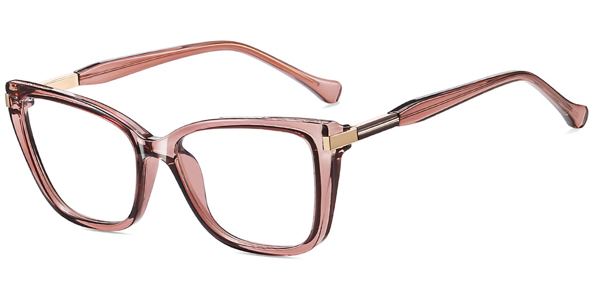 Rectangle Frame translucent-brown