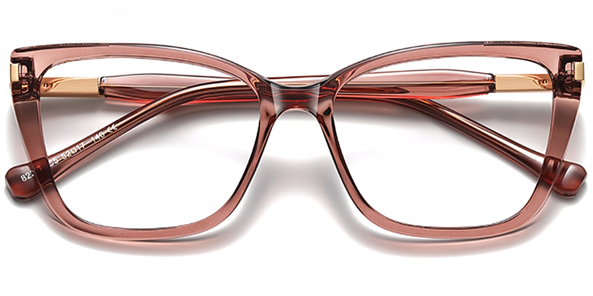 Rectangle Frame translucent-brown