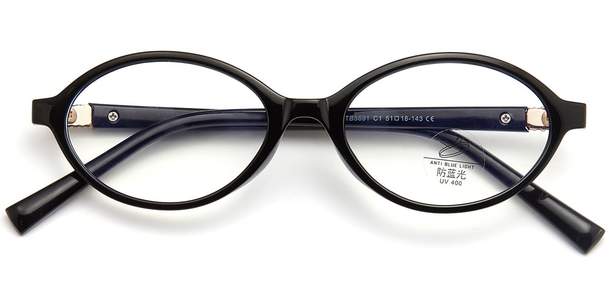 Oval Frame black