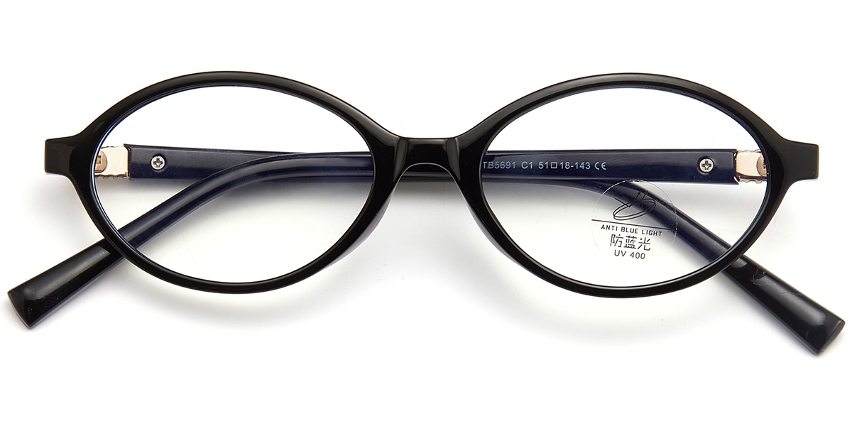 Oval Frame black