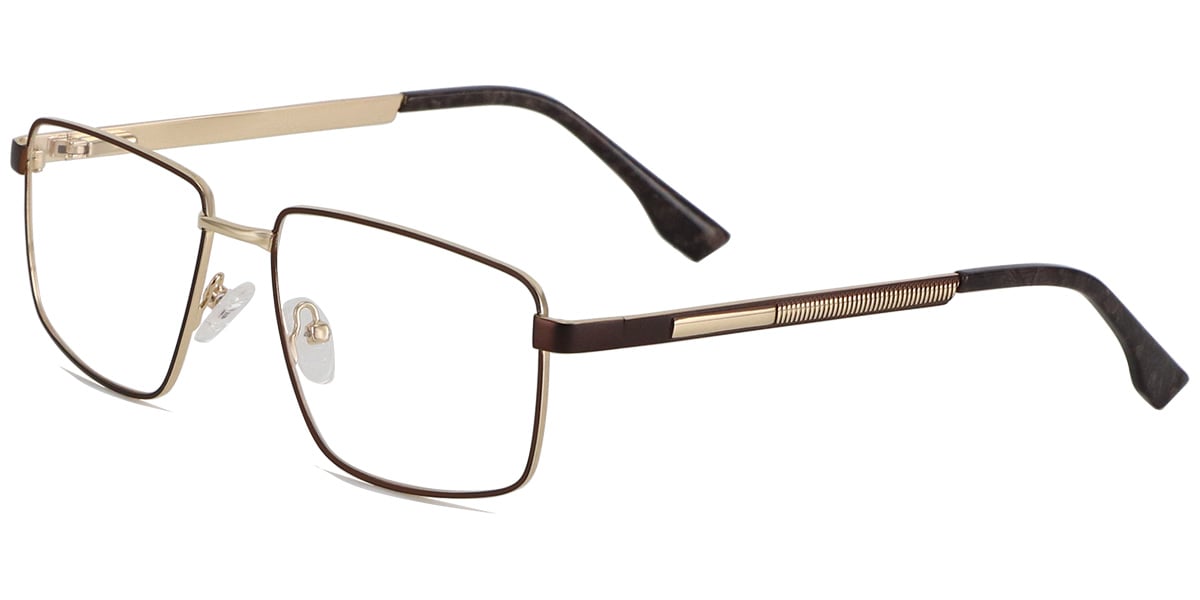 Acetate Square Frame brown