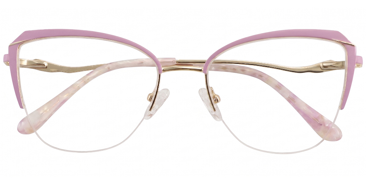 Acetate Square Frame pink