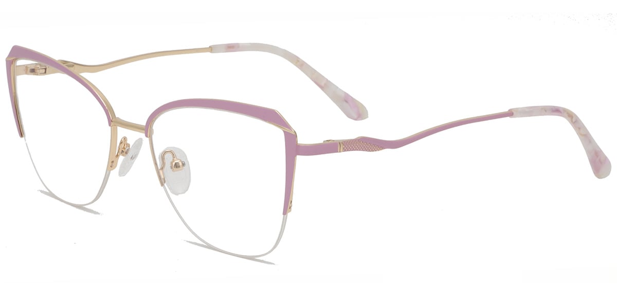 Acetate Square Frame pink