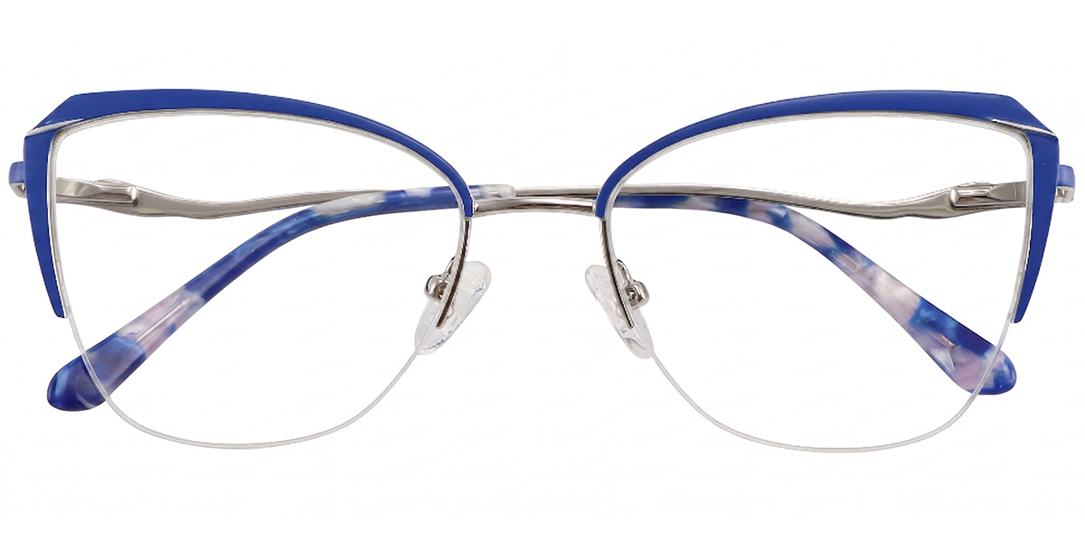 Acetate Square Frame blue