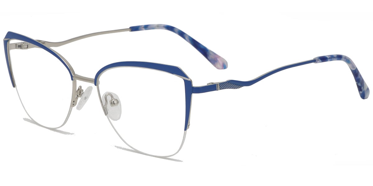 Acetate Square Frame blue