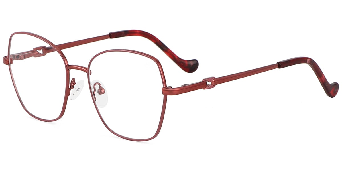 Acetate Square Frame red
