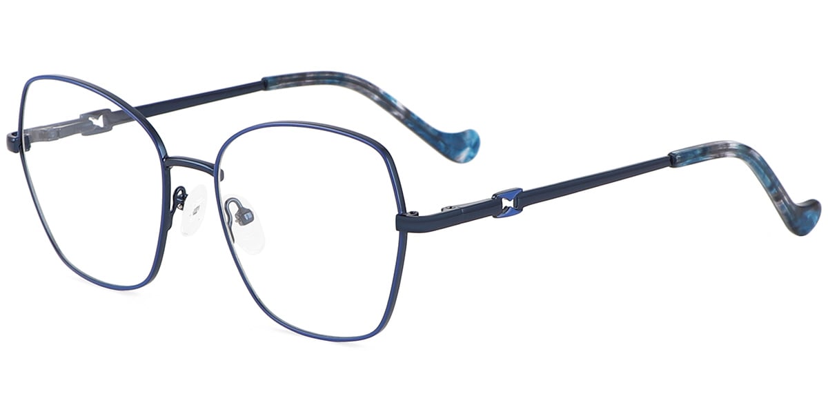 Acetate Square Frame blue