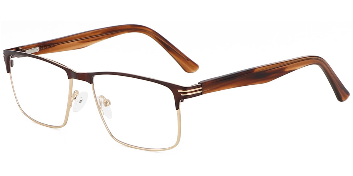 Acetate Rectangle Frame brown