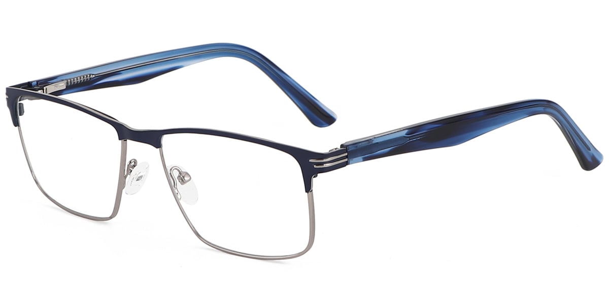 Acetate Rectangle Frame blue