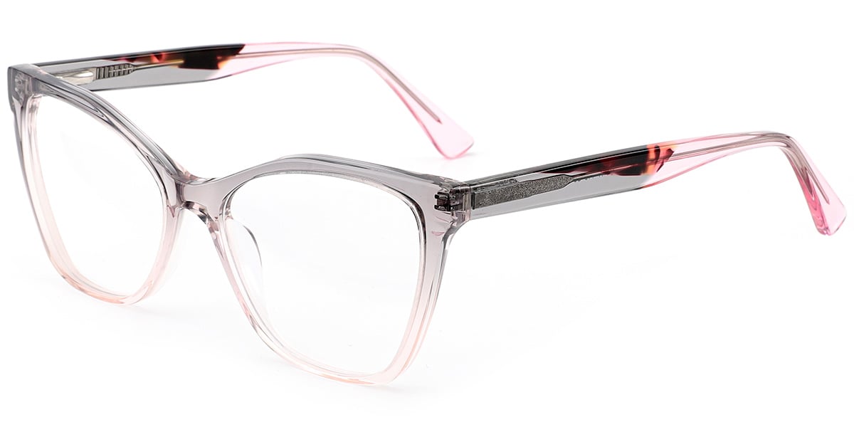 Acetate Cat Eye Frame gradient_grey