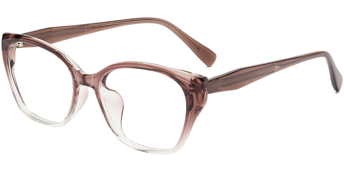 Acetate Square Frame gradient_brown