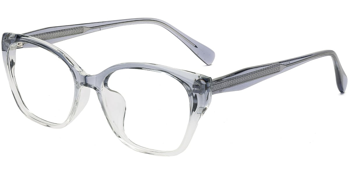 Acetate Square Frame gradient_blue
