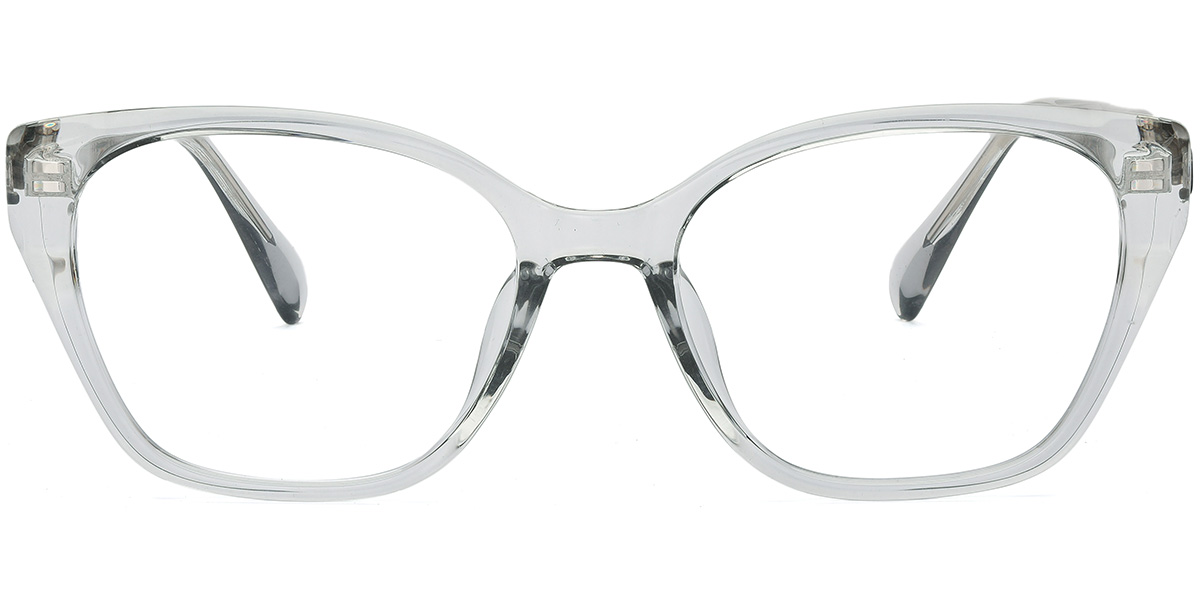 Acetate Square Frame translucent-grey